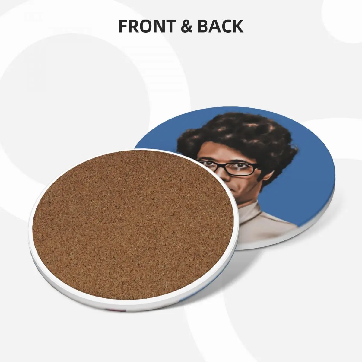 Richard Ayoade Ceramic Coasters (Set of 4) holder cute cup Coasters