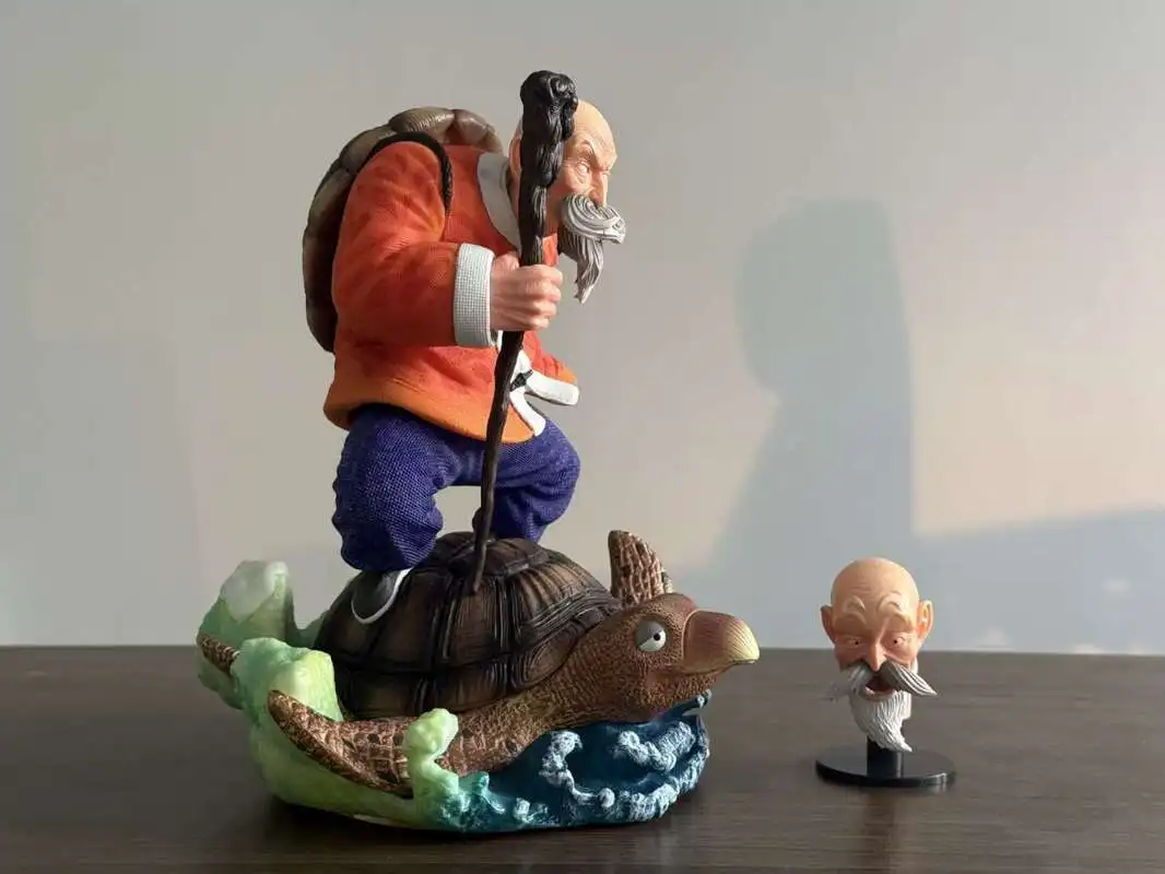 22cm Last Sleep Ls Master Roshi Dragon Ball Anime Figure Double Head Interchange Model Desktop Ornament Boys Toys Birthday Gifts