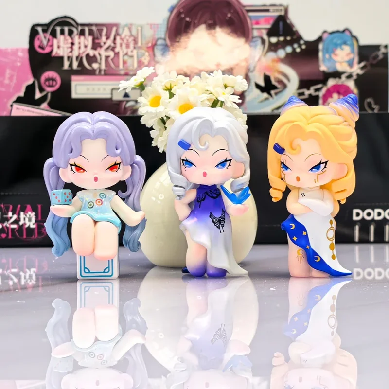 

Dodonami New Genuine Virtual World Series Mini Blind Box Collectible Figurine Trendy Exquisite And Beautiful Toys Surprise Box