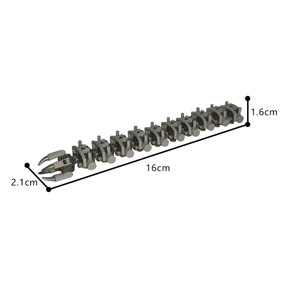 고브릭 MOC 크리에이티브 메크 브릭, 사막 기계식 웜 드론 빌딩 블록, 곤충 모델 장난감, 어린이 생일 선물