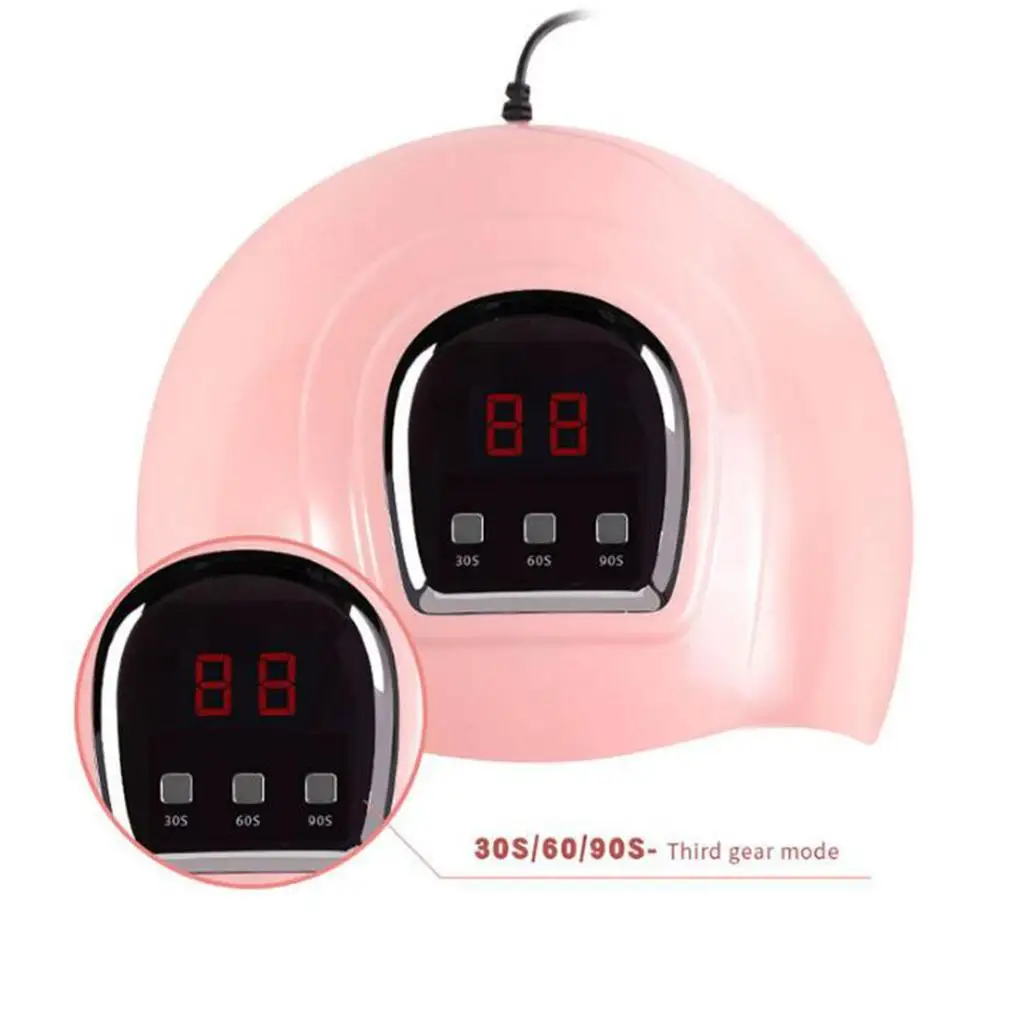 Profesjonalna mini lampa do suszenia lakierów do paznokci 54W, szybkie utwardzanie, ładowanie Pro.