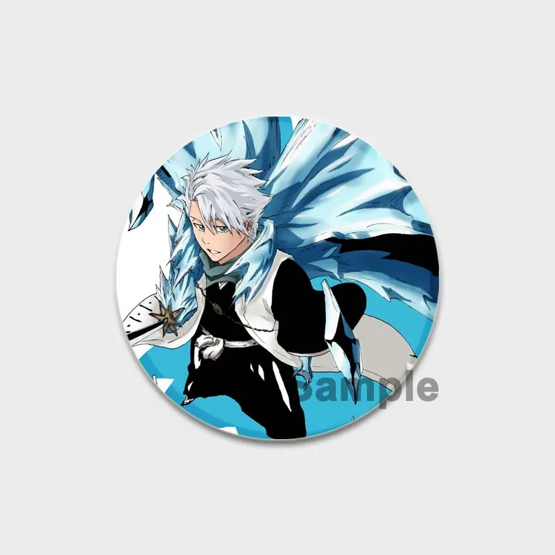 Fashion Jewelry Accessories Bleach Brooch Pins Anime Figure Rukia Renji Byakuya Kuchiki Byakuya Sajin Renji Shuuhei Badge Gifts