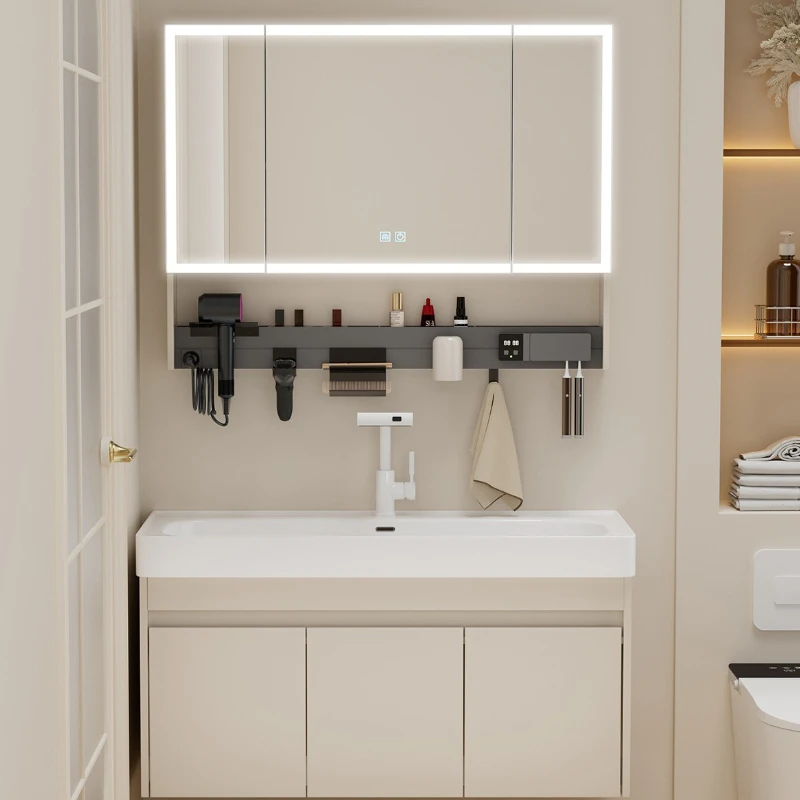Gabinetes De baño multifuncionales, tocador moderno para Villa, gabinetes De baño De lujo, almacenamiento, muebles para el hogar, Gabinete De Baño Lsysg