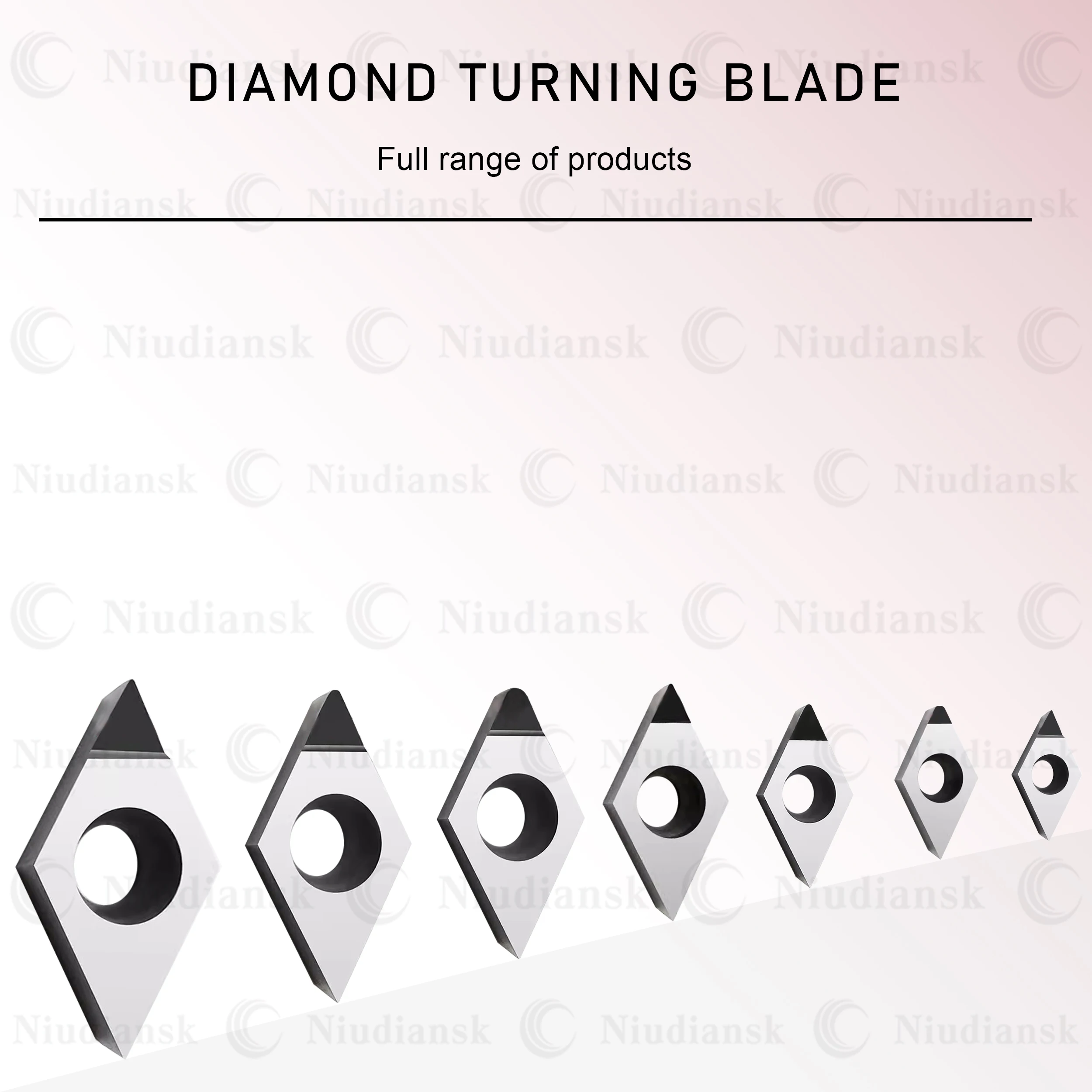 Lame diamantate di alta qualità DCGT070202/04/08 DCGT11T302/304/308 PCD CBN inserto per tornitura interna utensili per tornio CNC romboico