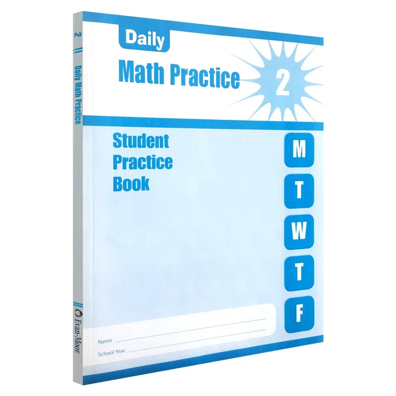 

Evan-Moor Daily Math Practice Grade 2 SE Workbook,aged 6 7 8 9, English book 9781609632595