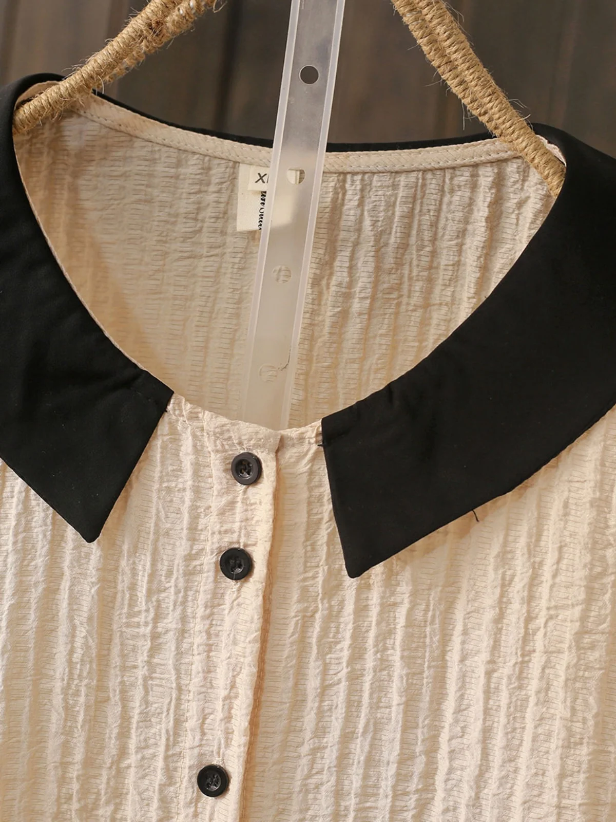 Summer Slimming ort Sve irt Large Size 200 Pou Doll Collar Women's Faion Thin Young Small Figure Thin irt