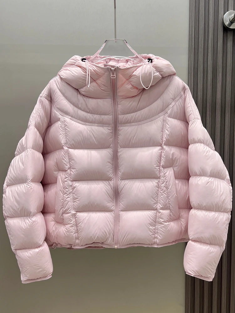 

Cloud Doughnut ort Hooded down Jaet Women's New Winter 2025 90 White Du down Bread Sle Outerwear Ultra Warm Commute S...