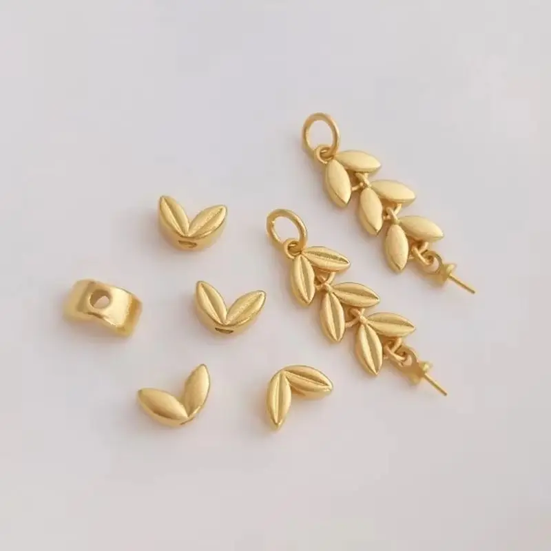 

Earring accessories DIY bracelet pendant with blank tassel of pearl rabbit ear