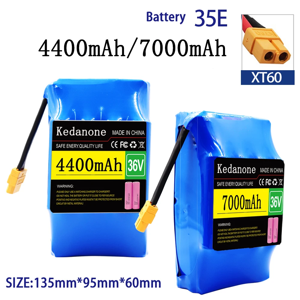 

New 100% Original Real Capacity 36V 4.4Ah Lithium Battery 10S2P Lithium Ion Pack High-Capacity Scooter Twist Car Battery