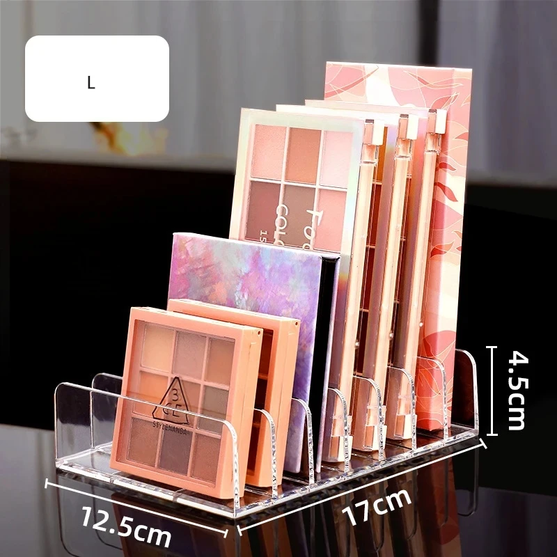 Palette Organizer Eyepowder Storage Tray Cosmetics Rack Makeup Tools Compartment Holder For Women Makeup Organizer