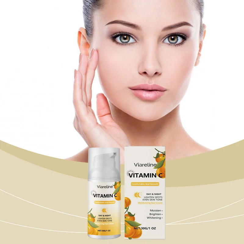 

Vitamin C Moisturizing Cream For Hydrating, Brightening, Repairing, Nourishing Skin, Hydrating, Refreshing & Non-Greasy
