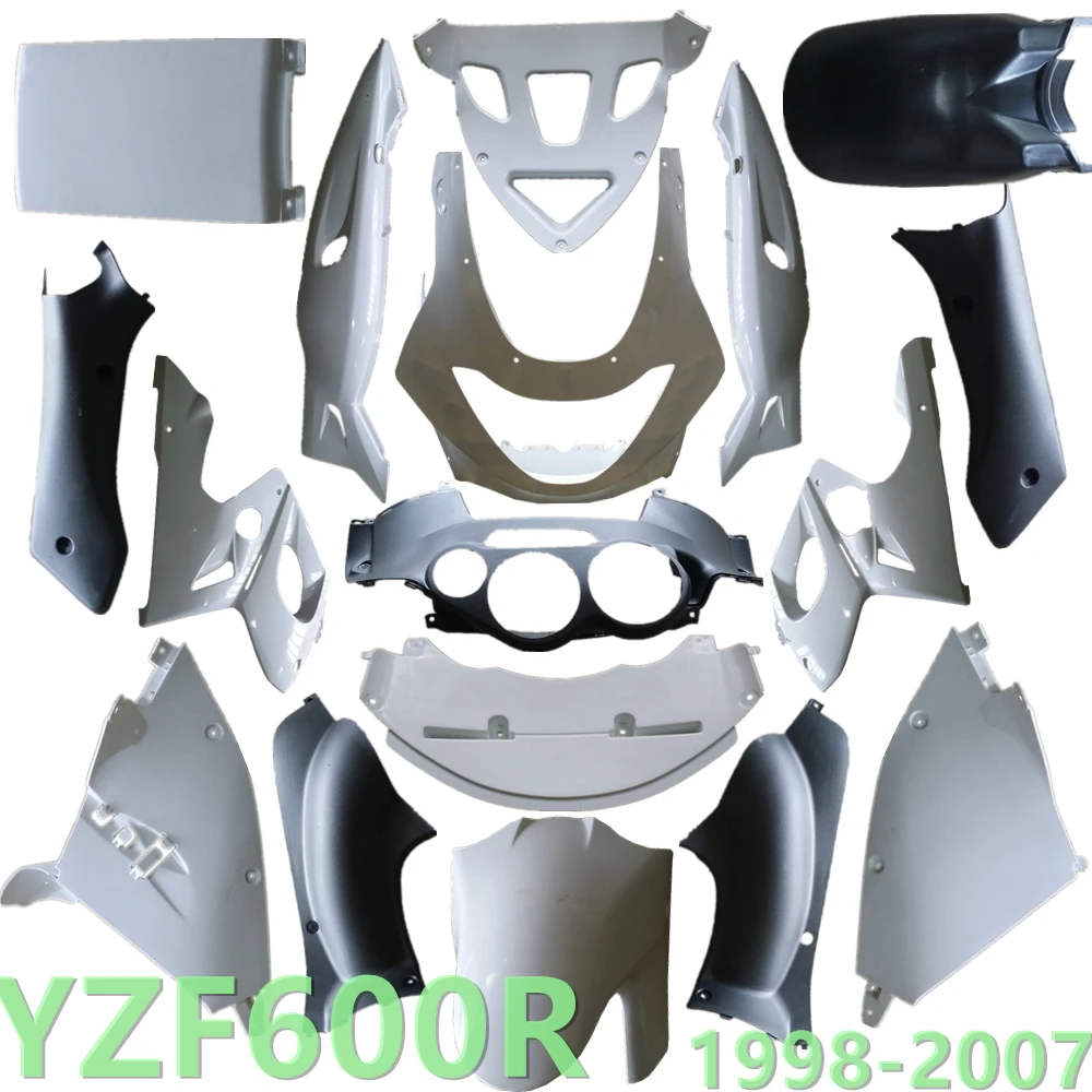 Unpainted Components Fairing Injection Molding Bodywork For Yamaha YZF600R YZF 600R 1998-2001 2002 2003 2004 2005 2006 2007