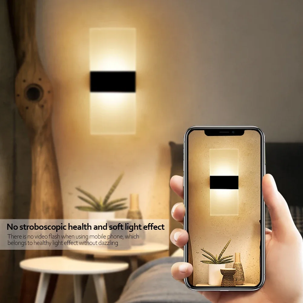 Usb Oplaadbare Wandlampen Thuis Binnen Bewegingssensor Verlichting Slaapkamer Bedlampje Gang Trap Decor Verlichting Wandlamp