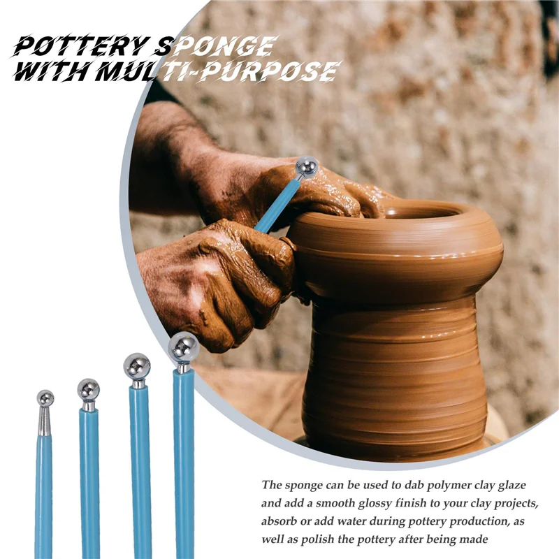 

A01F-24 шт., набор инструментов для лепки из глины, полимерные инструменты для лепки из глины, набор для рисования на скалах для скульптуры, керамики