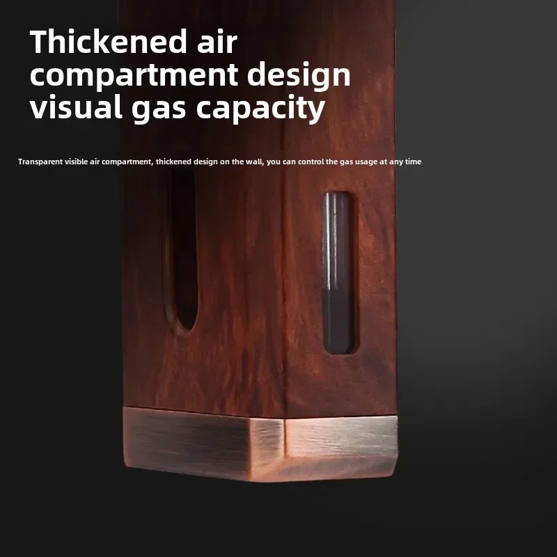 New Deluxe Cigar Lighter with V Shape Knife Cigar Holder Dual Nozzle Flame Butane Refillable Torch Lighter Smoker Gift