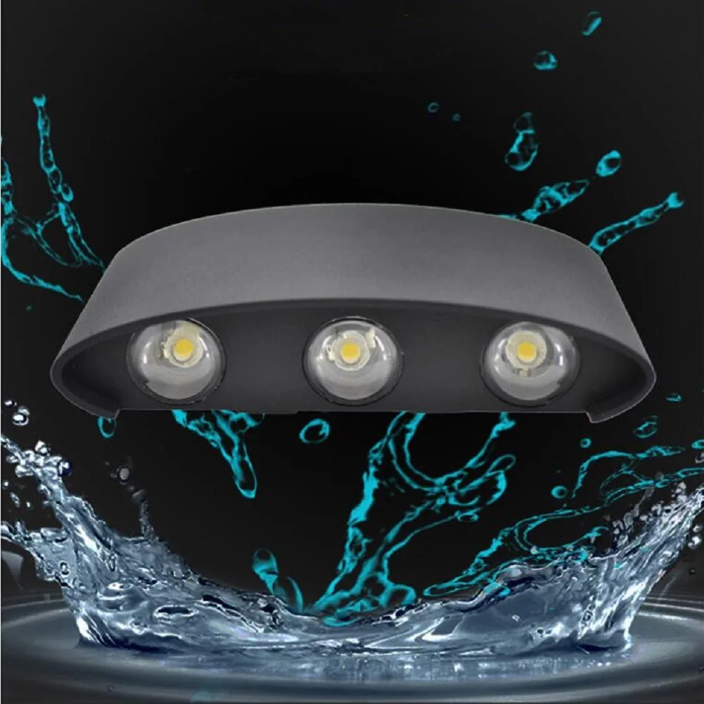 AC85-265V LED Wall Lamp Motion Sensor IP65 Waterproof Outdoor Lighting Wall Light Indoor Living Room Stairs Fixture Wall Lamps