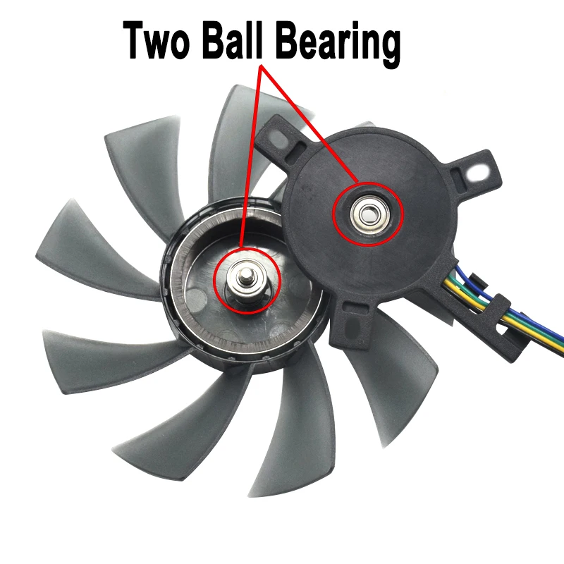 85MM Ventilateur De Refroidissement T129215SU Pour Gigabyte GeForce GTX 1050Ti GTX1060 RX 480 470 570 580 GTX 1060 G1 Carte Graphique Ventilateur De Remplacement