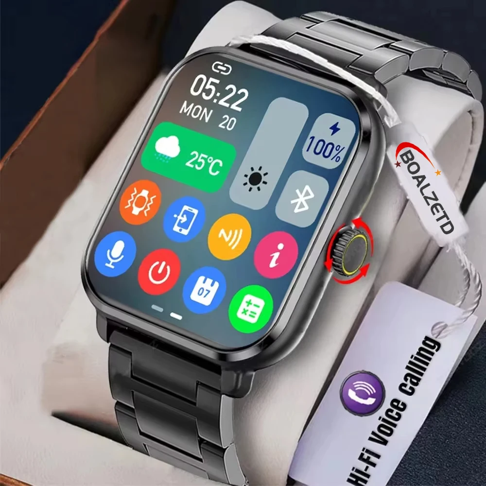 

2025 New H9 Pro Max Smartwatch BT Call Calorie Tracking Heart Rate Sleep Monitoring GPS Sports SmartWatch For Xiaomi Women men