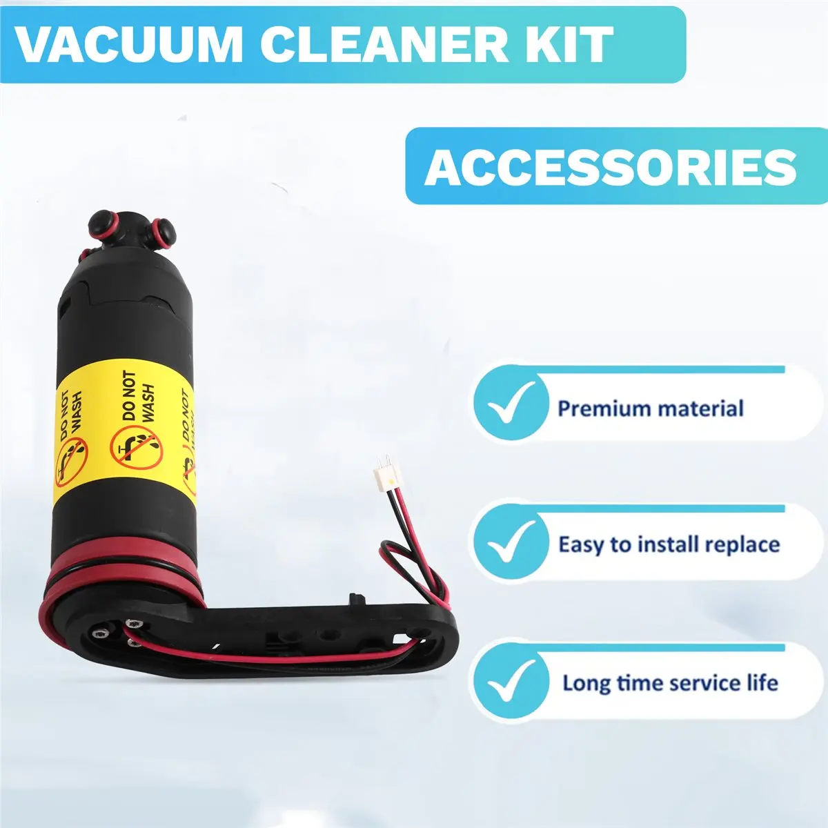 A1587U Aug. Roller Main Brush Motor for H15 Pro Heat Floor Scrubber Vacuum Main Brush Motor Replacement Parts
