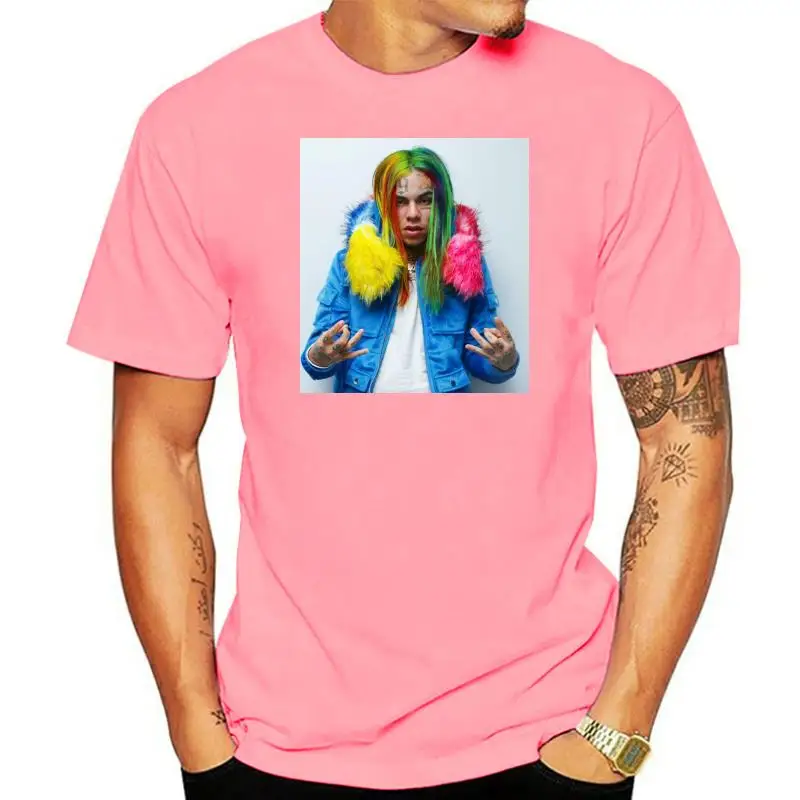 Tekashi 6ix9ine Custom Fashion  Tee T-Shirt New-Royal blue