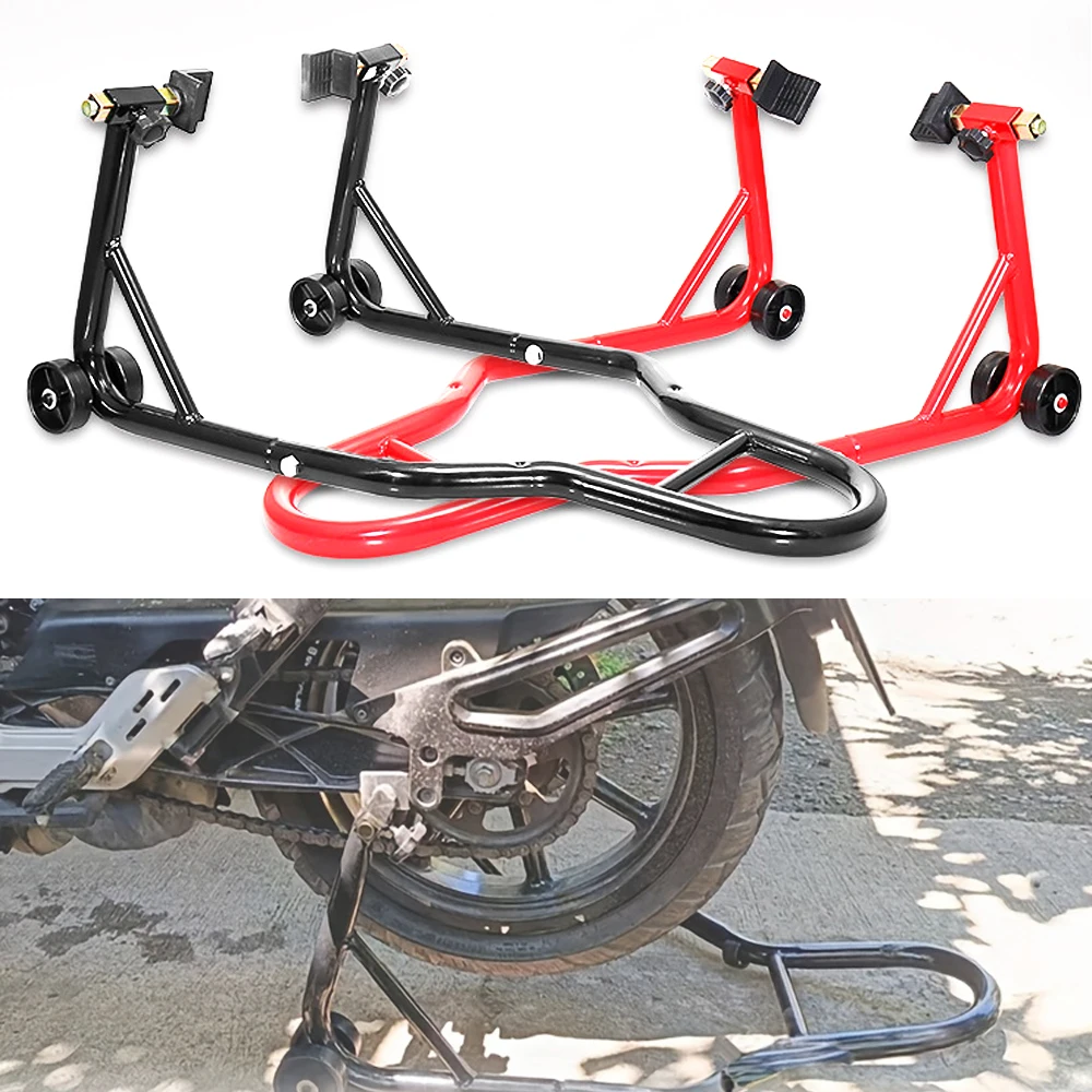 Motorcycle Full Set Rear Wheel Support Stand Wheel Stand Auto Aheel Support Frame Tire Repairing Tool Universal