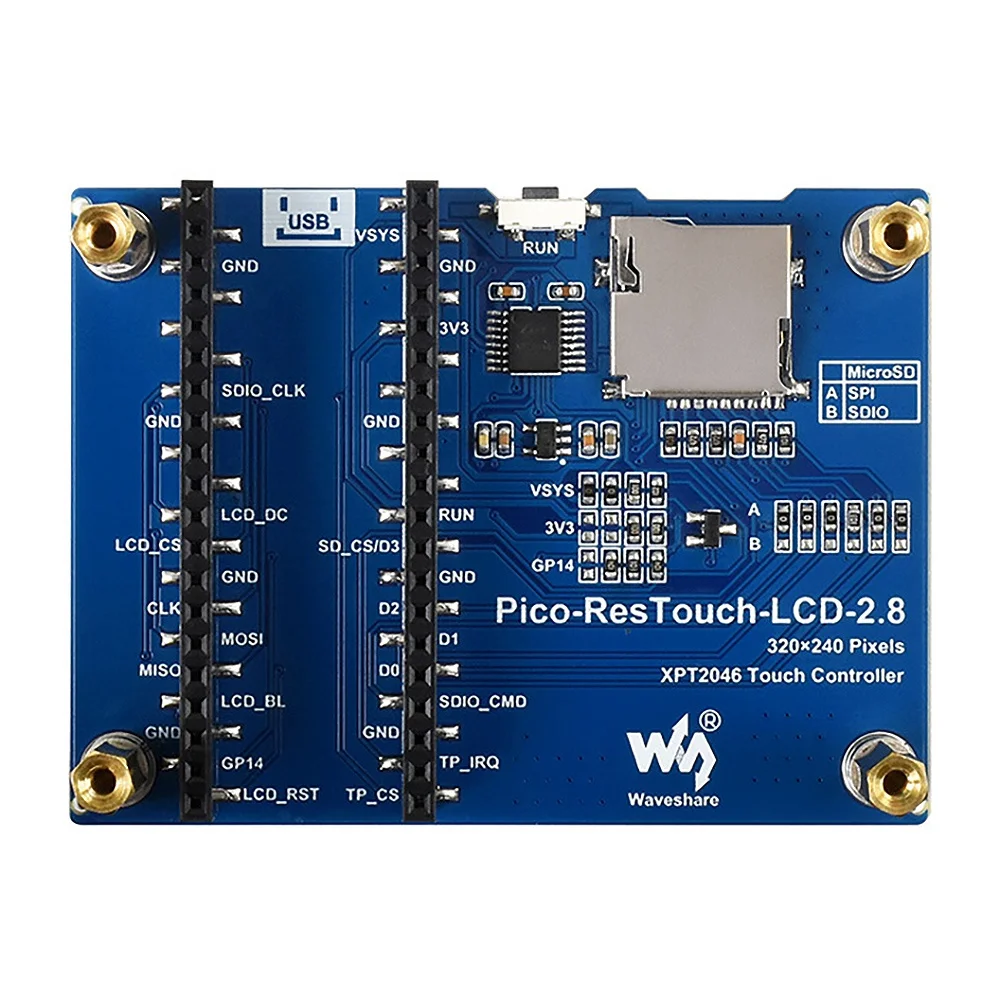 2026 جديد + لشاشة 2.8 بوصة 262K وحدة LCD ملونة 320X240 بكسل SPI شاشة اتصال مقاومة للاتصالات