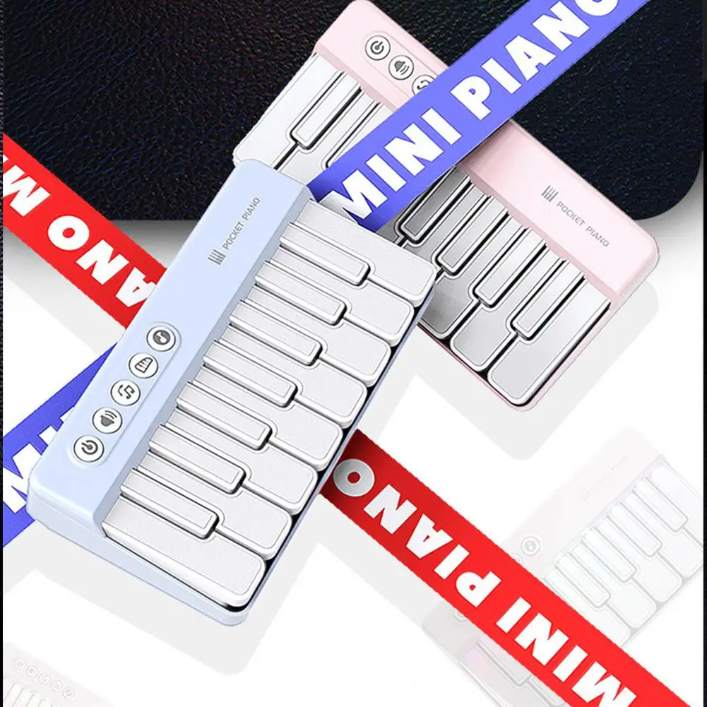 Tasti colorati arcobaleno a LED Tastiera elettronica Cartone animato per bambini Tastiera per pianoforte Musica Strumento per bambini Musica Giocattoli educativi Regali per bambini