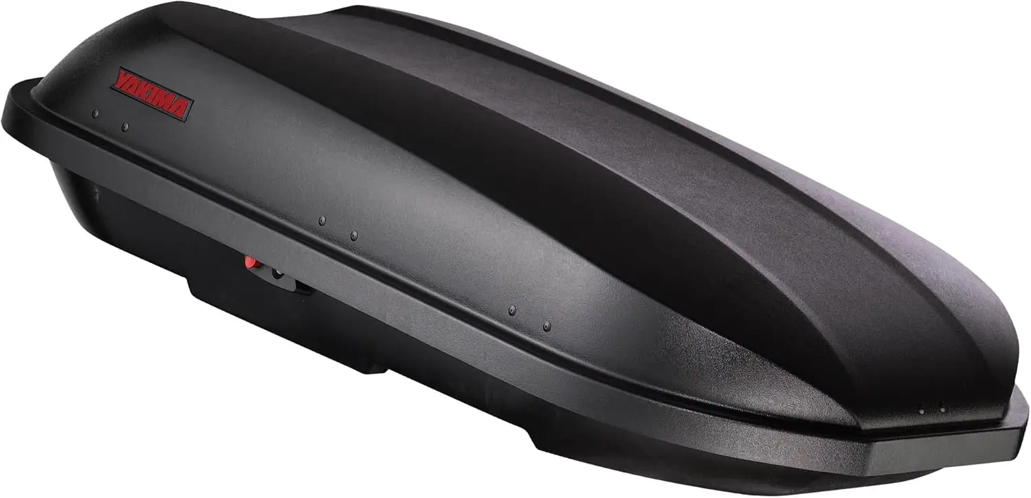 

RocketBox Pro 14 Compact Roof Cargo Box Carrier, 14 Cu Ft Premium Aerodynamic Storage with Dual Side Opening, SKS Locks, Tool F