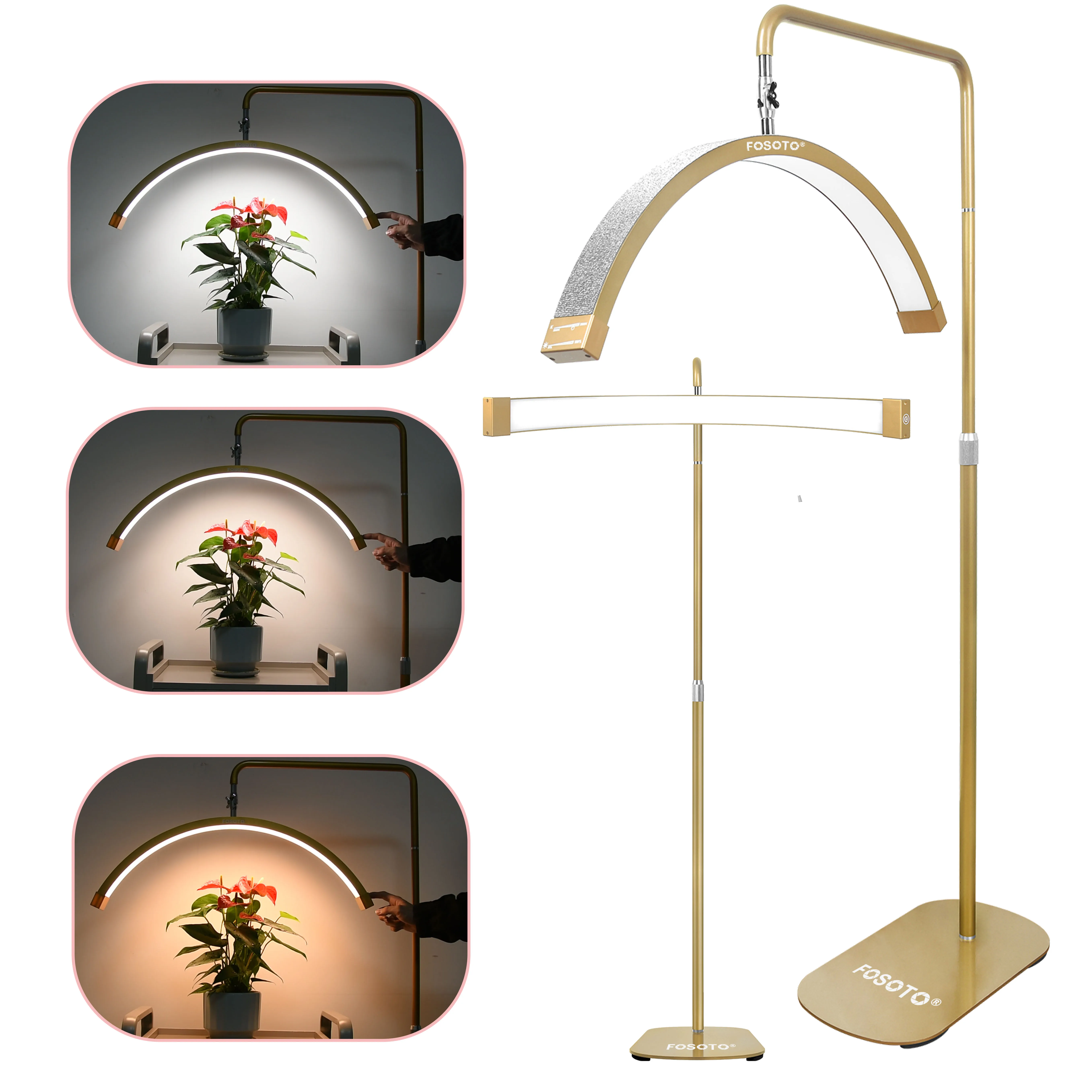 Fusitu Multifunctional Lash Light LED Video Ring Light Floor Stand Lamp For Professional Beauty Photograpy Live Streaming TiKTok