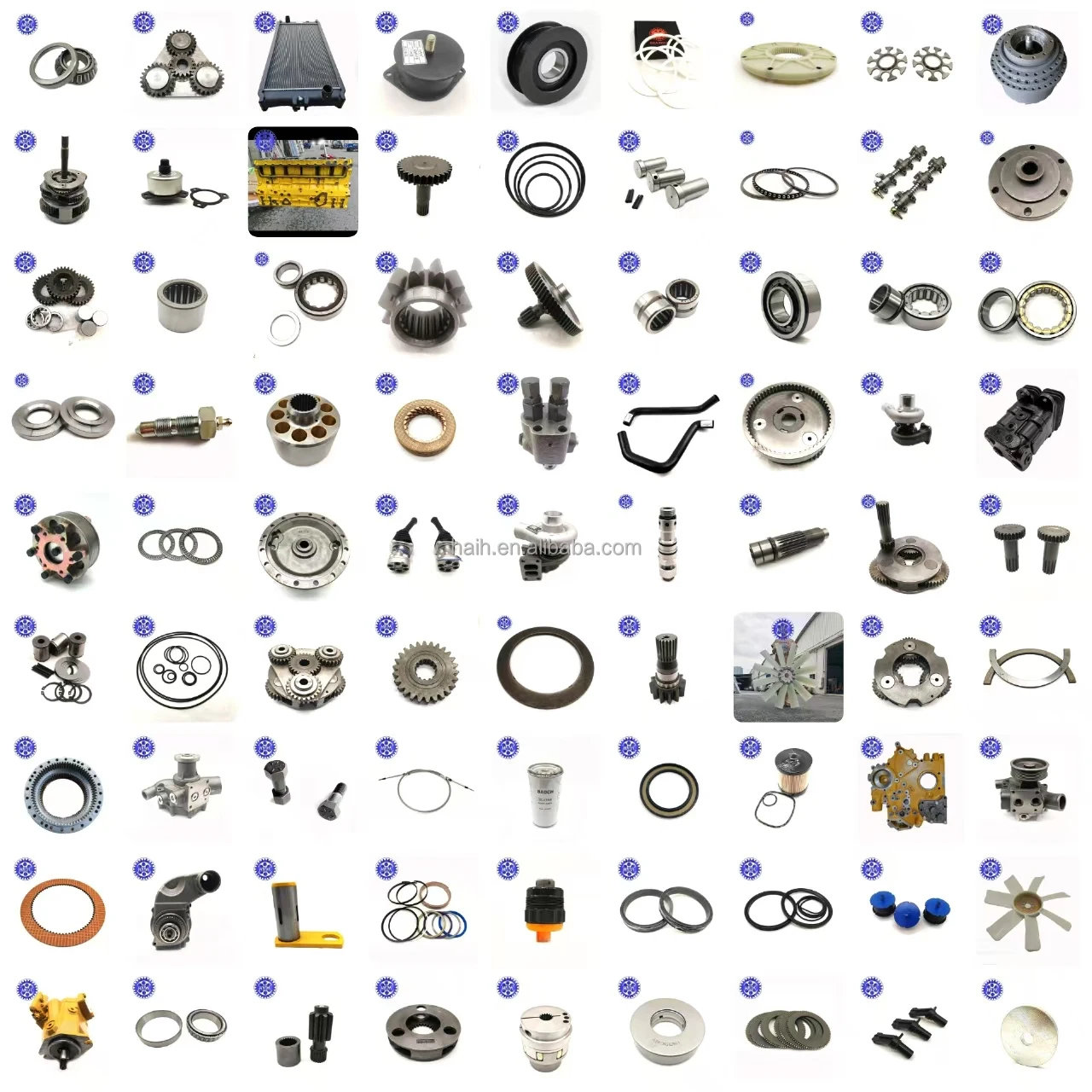 قطع غيار ماكينات البناء 126-8181 1268181 126-8182 1268182 محمل أسطواني مستدق لشركة كاتربيلر 844، 844H، 844K، 854G، 854K