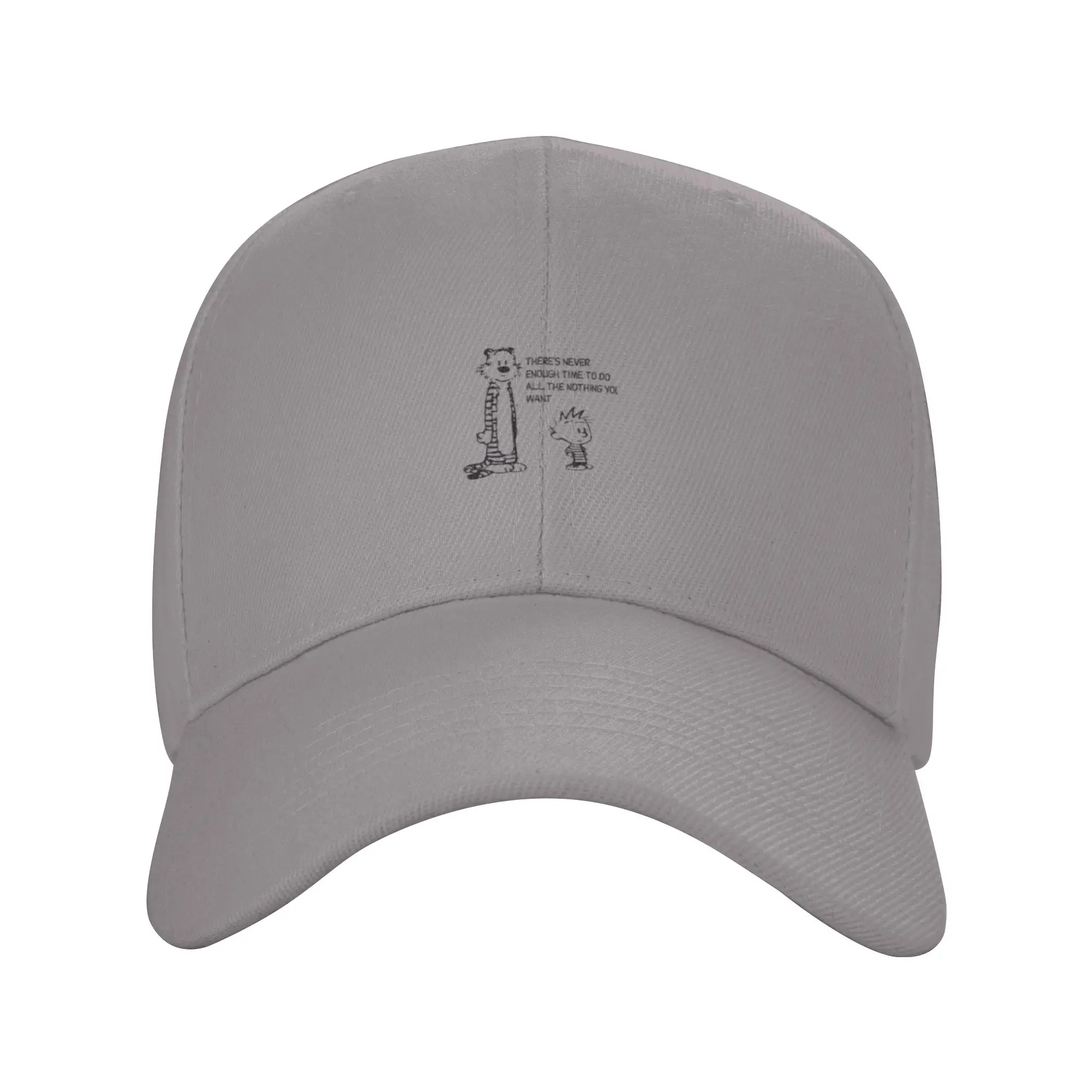 Hot Sale Relaxation Philosophy  Never Enough Time Quote Baseball Cap  Comfortable Cap For Women  Family Trip Cap For Women