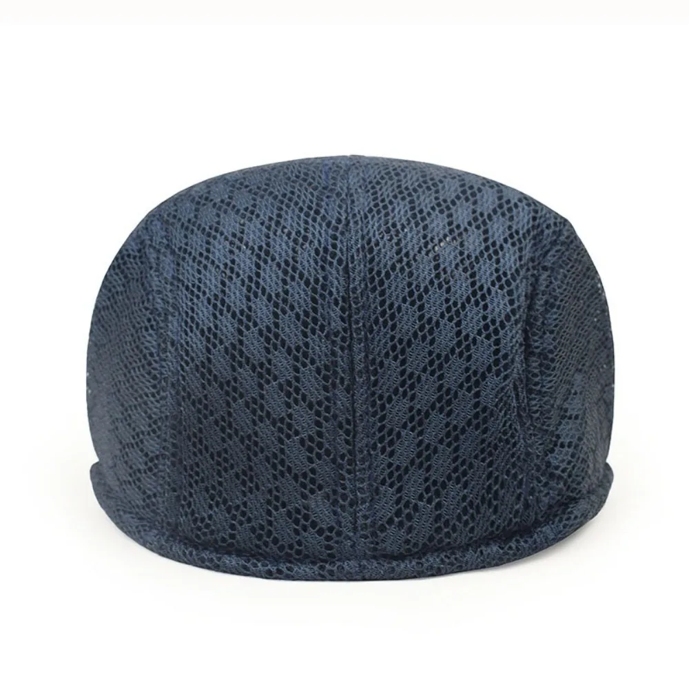 Casual Korean Version Duck Tongue Hat Hollow Solid Color Forward Hat Breathable Sun Hat Unisex