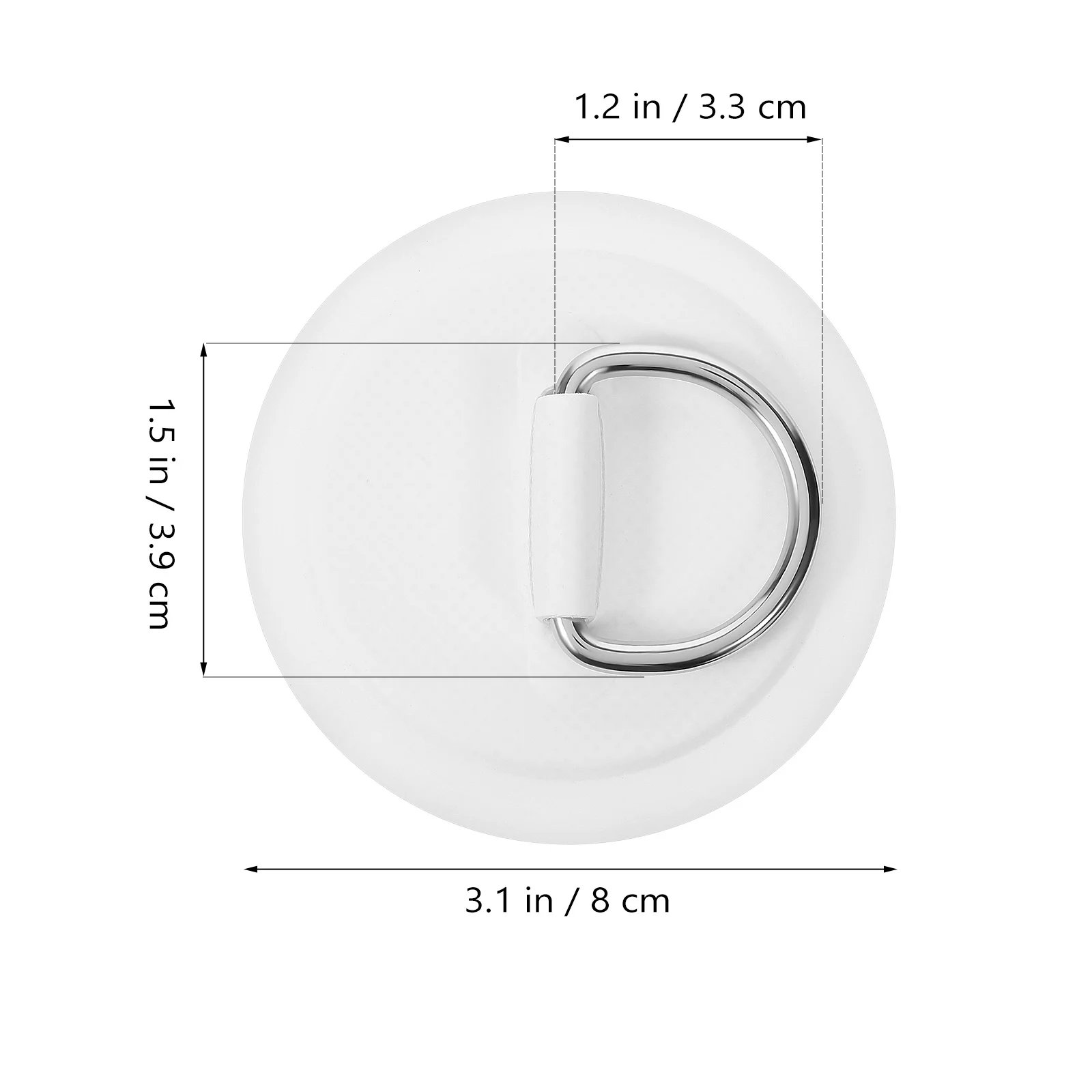 5 قطعة D حلقة التصحيح قسط بولي كلوريد الفينيل مقاومة للاهتراء لقوارب الكاياك قارب قابل للنفخ لوح التزلج مجداف مجلس التخييم في الهواء الطلق الرياضات المائية