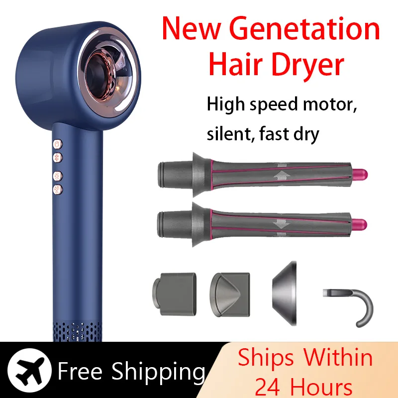 

Professional Hair Dryer 110V/240V Negative Ionic Hair Dryer Blow Dryer Leafless Hairdryer Home Appliance