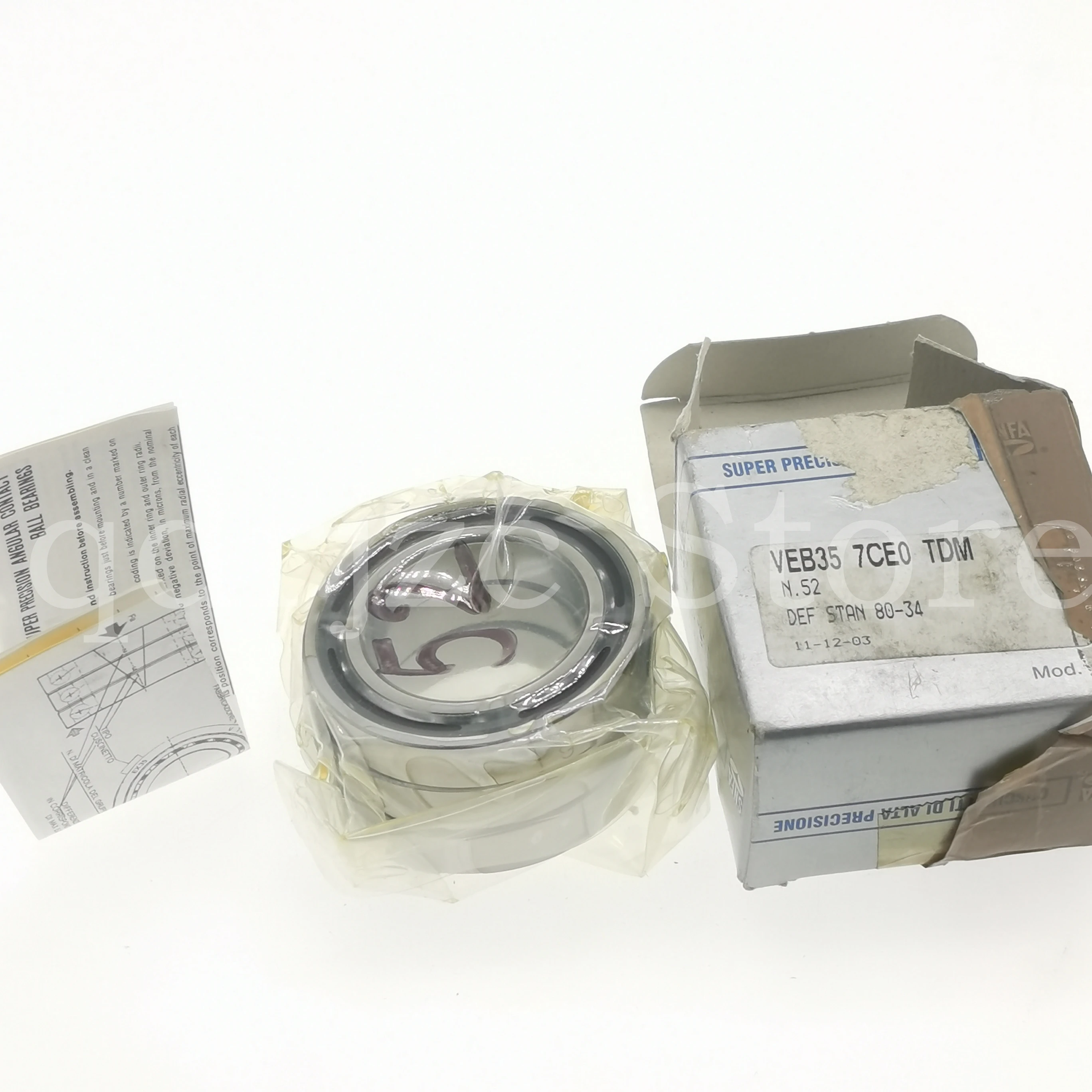 precision triplex angular contact ball bearing VEB35 7CE0 TDM = 71907CE/P4ATBTB