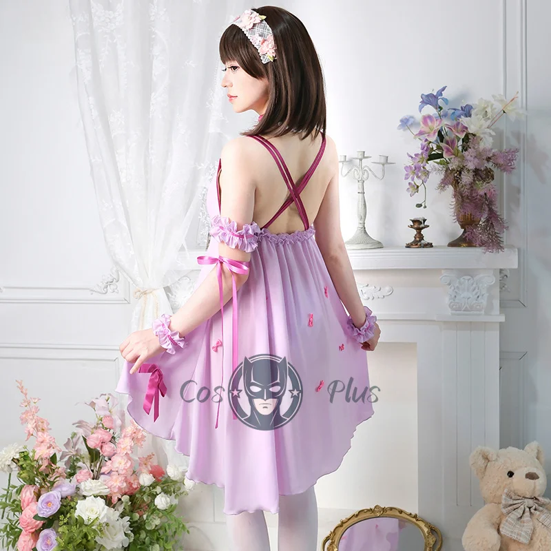 Megumi Kato Saekano: cómo criar a una novia aburrida disfraz de Cosplay pijamas cómodos rosas ropa de fiesta de Carnaval de Halloween