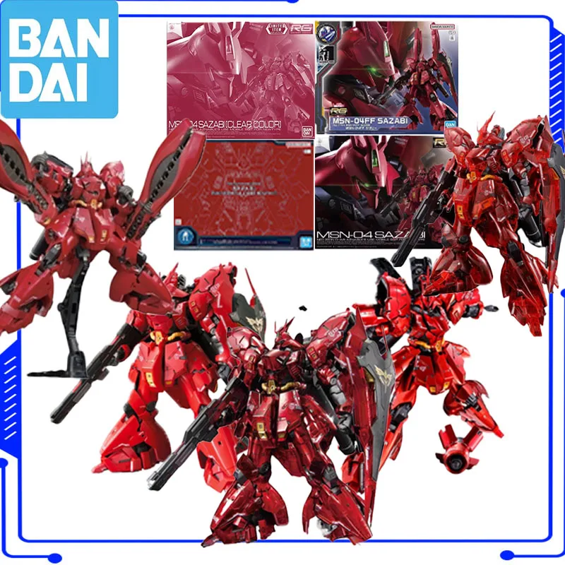 

Bandai Genuine Original RG 29 1/144 Action Anime Figure MSN-O4 SAZABI Assemble Toy for Boys Girls Kids Gift Collectible Model