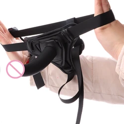 Wearable Strapon Penis Strap on Dildos Pants Realistic Dildo Panties Harness Belt Strap Anal Plug Sex Toys for Woman Lesbian Gay