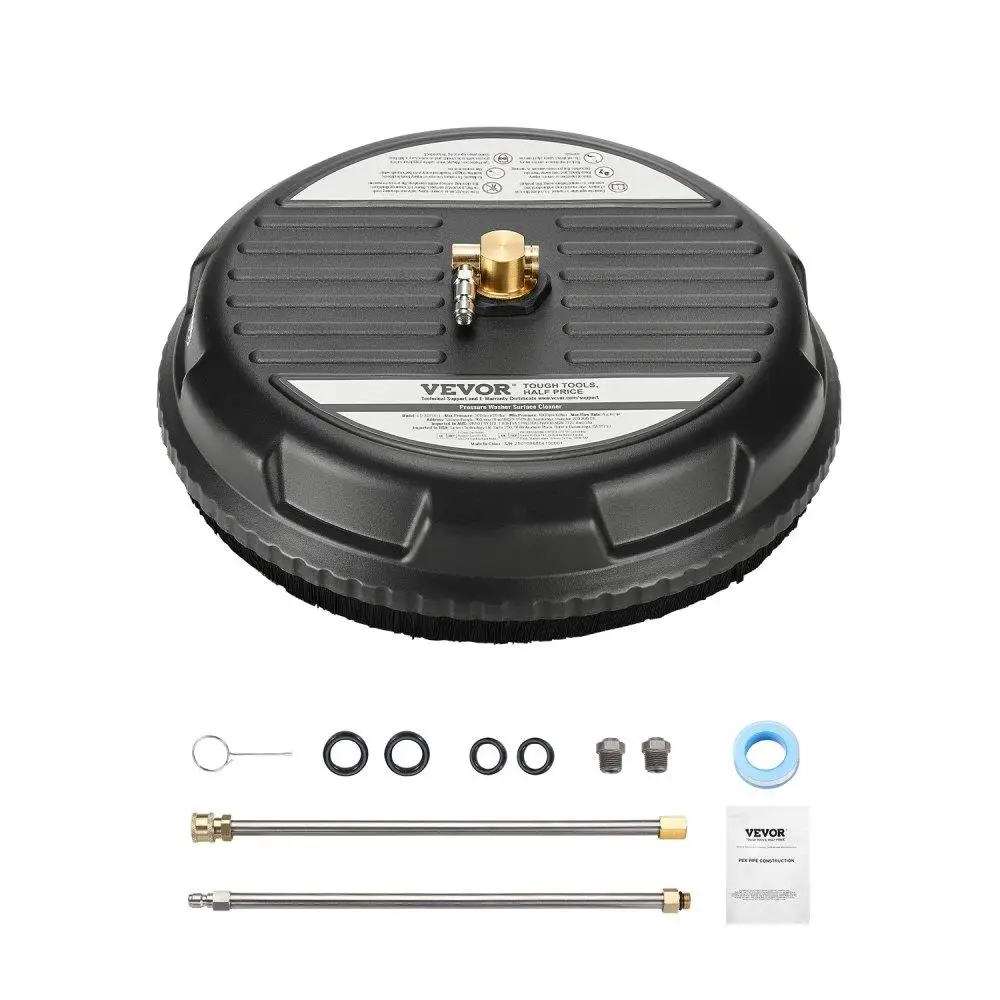 

15-дюймовая сверхмощная мойка высокого давления, очиститель поверхностей, 3000 пластика высокого давления, 2 удлиненных палочки