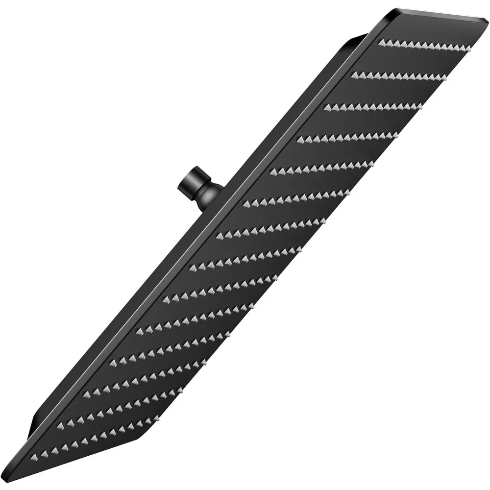 

16 Inch Matte Black Rain Shower Head with 1.8 GPM Flow Rate