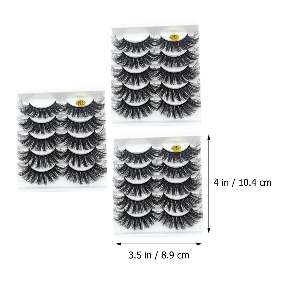 

15Pairs 3D False Eyelashes Natural Realistic Fake Lashes Cosmetics False Eyelashes Volume Natural Realistic Fake Lashes