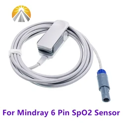 For Mindray SpO2 Sensor PM7000 PM8000 MEC1000 Adult Child Neonate Veterinary Animal Types Pulse Rate SAO2 Probe Normal Tech