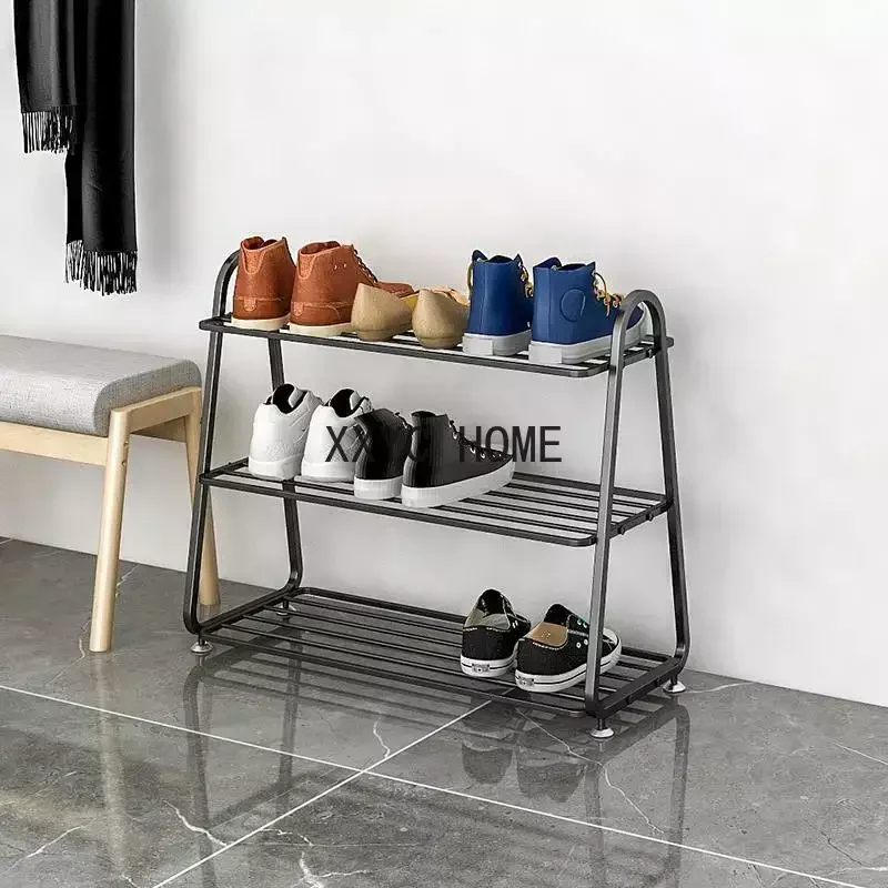 Simple Nordic Shoe Rack Simple Doorstep Light Luxury Storage Exquisite Household Economical Multi-layer Dustproof Shoe Cabinets