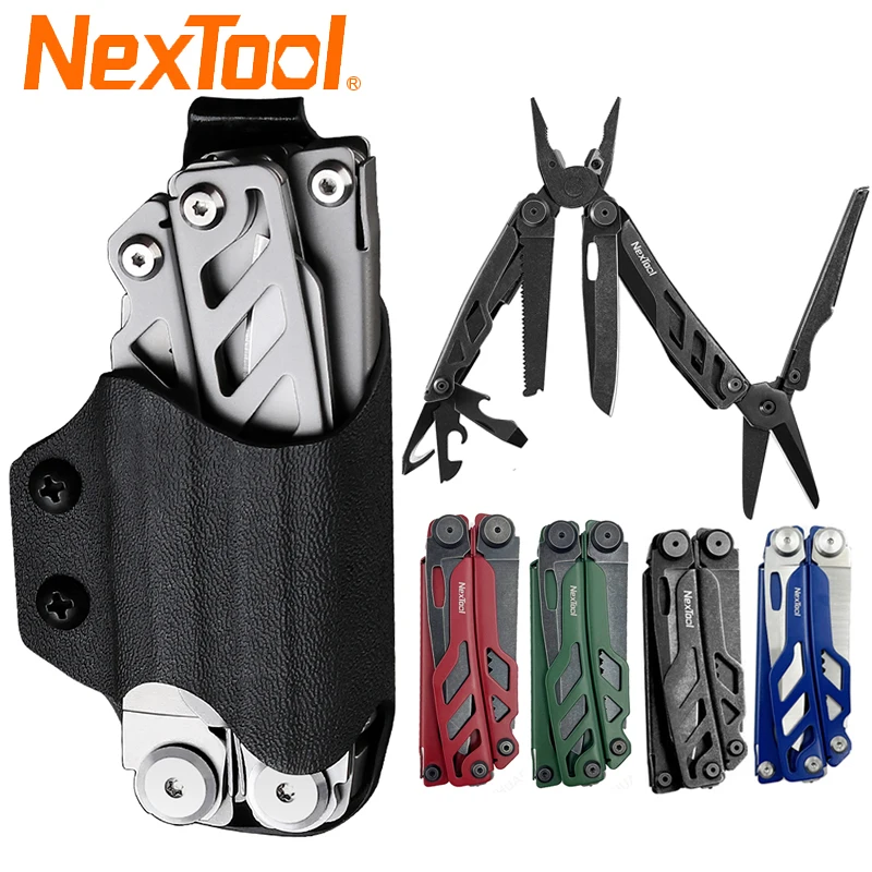 Nextool Flagship Pro 16 in 1 Multitool EDC Folding Pliers with Kydex Sheath Large Scissors Portable Outdoor Equipment