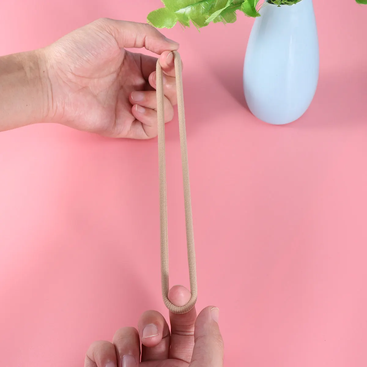 20Pcs Elastic Hair Band Headband Super Stretchy Non-Slip Nylon for Infants Little Everyday Party