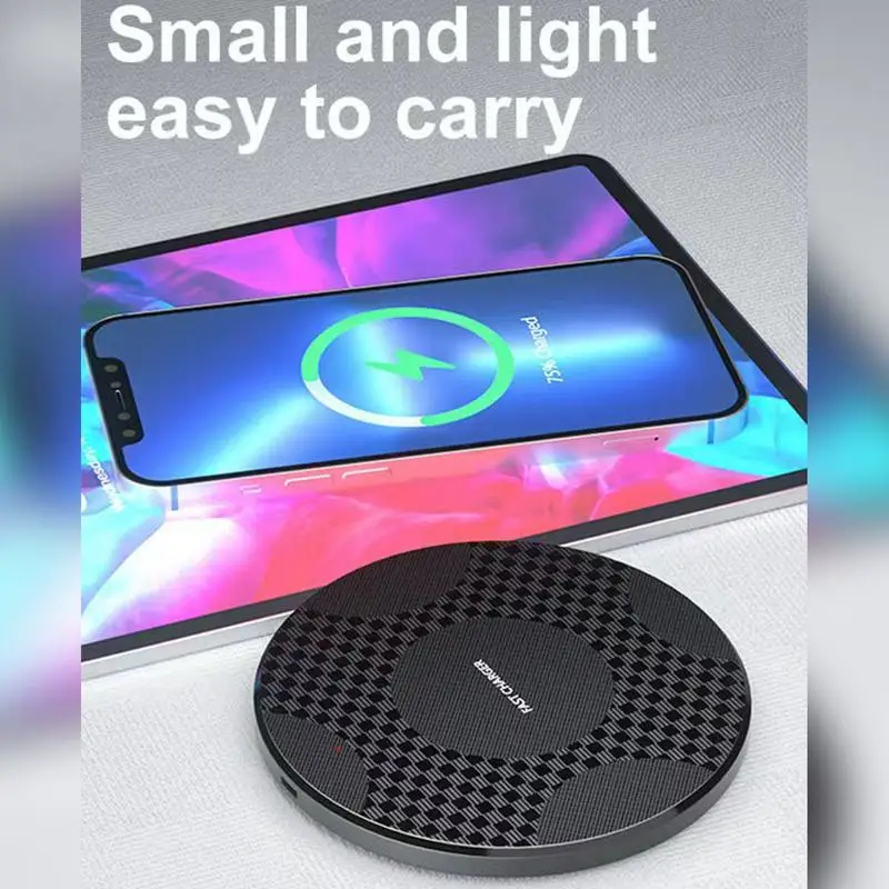 Cordless Charger Fast Wireless Charging Pad Wireless Charging Station Wireless Phone Charging Stand For Most Cell Phones