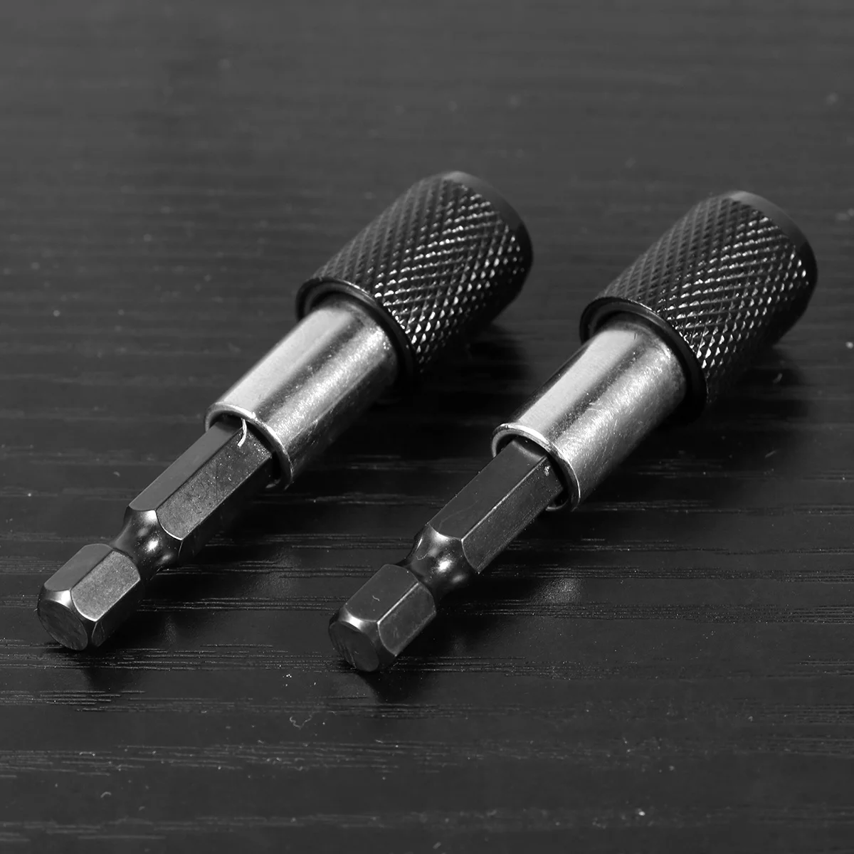 

2Pcs Quick Release Self-Locking Screwdriver Bit Holder Magnetic Extension Bars 60mm for Impact Driver Torque Absorb