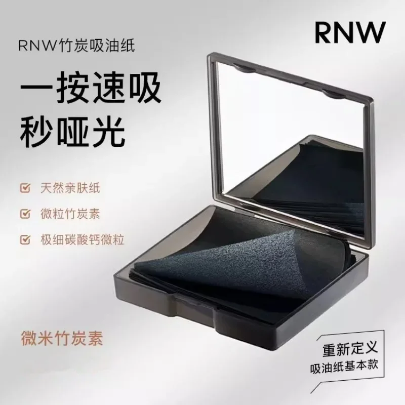 Rnw น้ำมัน blotting กระดาษแท้แบบพกพากำจัดน้ำมันควบคุมน้ำมันเพิ่มความสดชื่นไม่ดูดซับหายาก