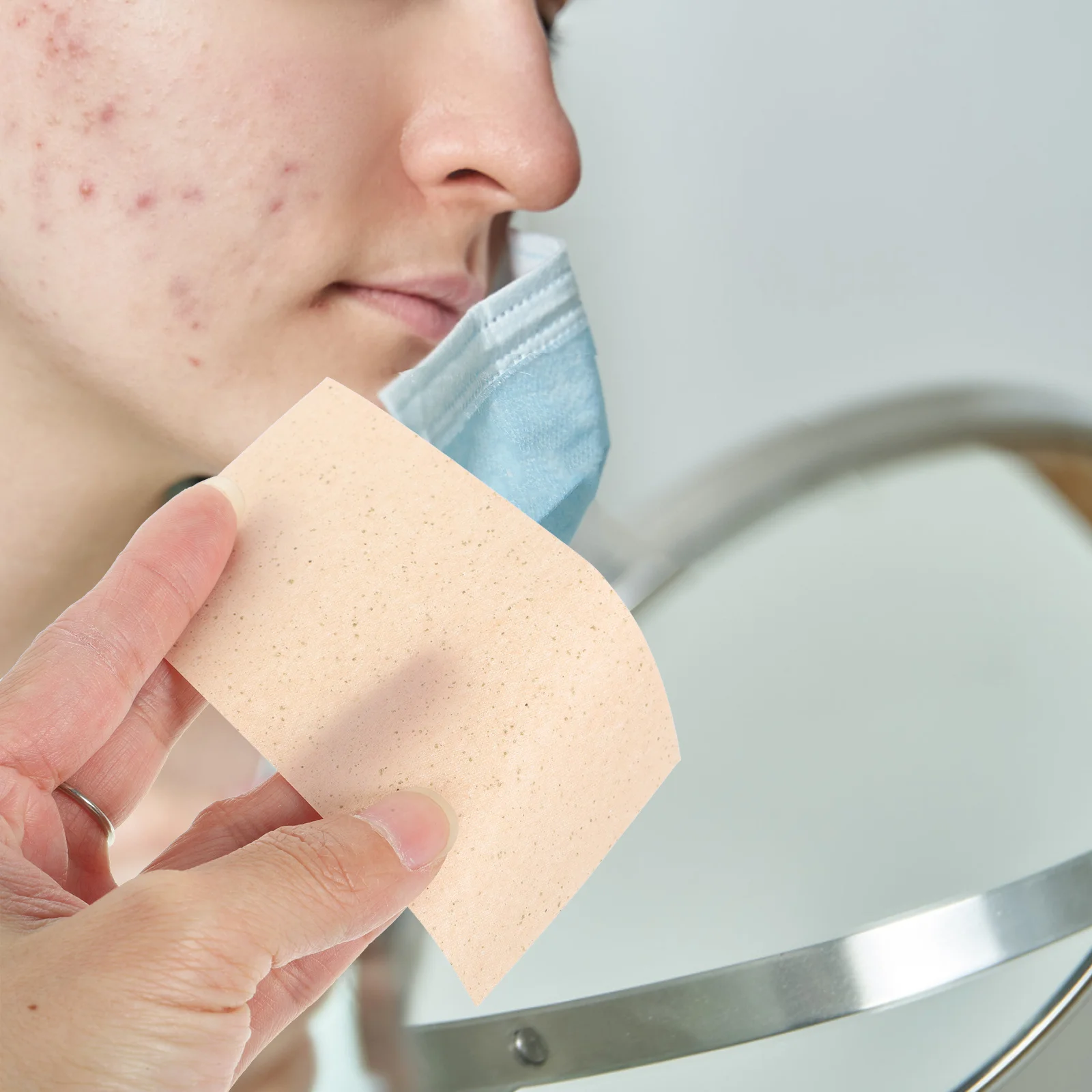 3 caixas de folhas de óleo facial, leves, compactas, fáceis de transportar, ideais para uso pós-esporte, folhas de óleo para maquiagem facial