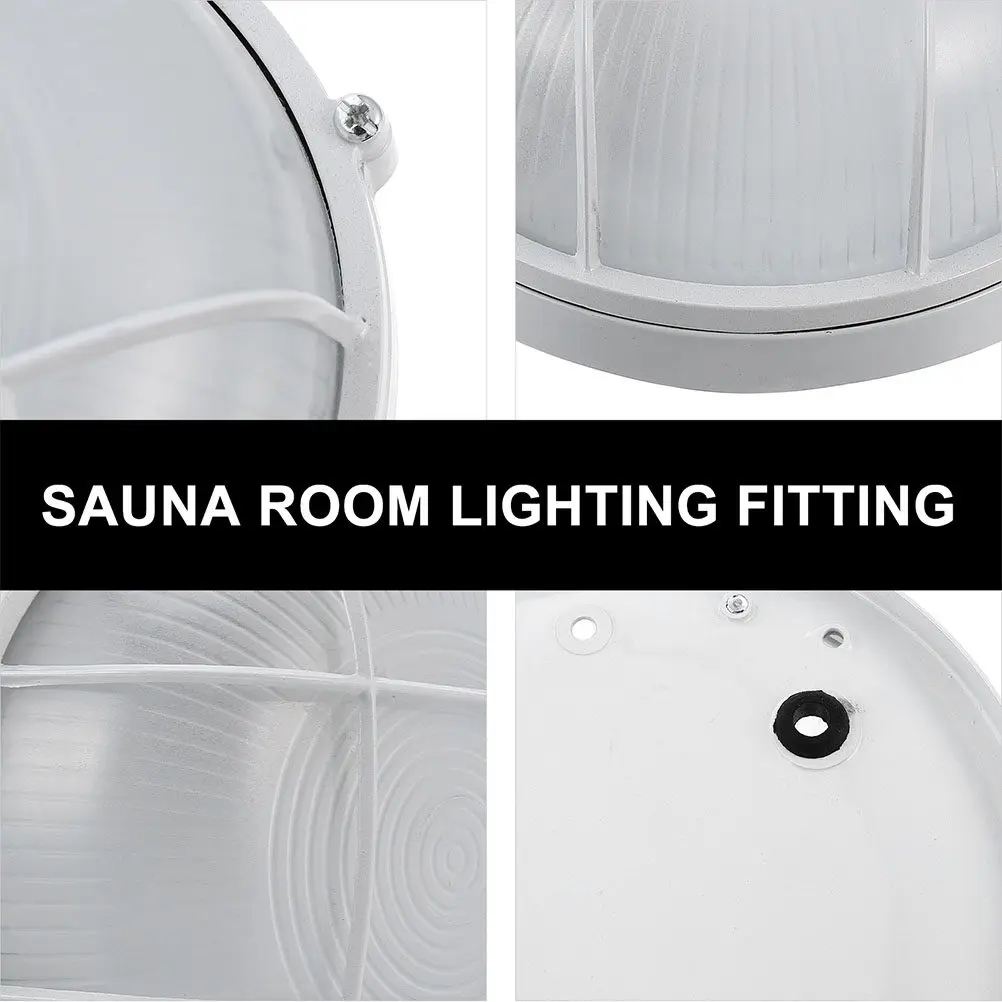 

2Pcs Steam Room Lamp Heavy Duty Sauna Light with Anti-Fog Design for Indoor Wall Mounting Rugged Multi-Function Room Lighting